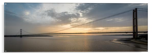 Sunset on the Humber Acrylic by Apollo Aerial Photography