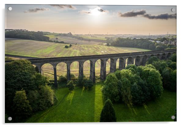 Sunlight on the Viaduct Acrylic by Apollo Aerial Photography