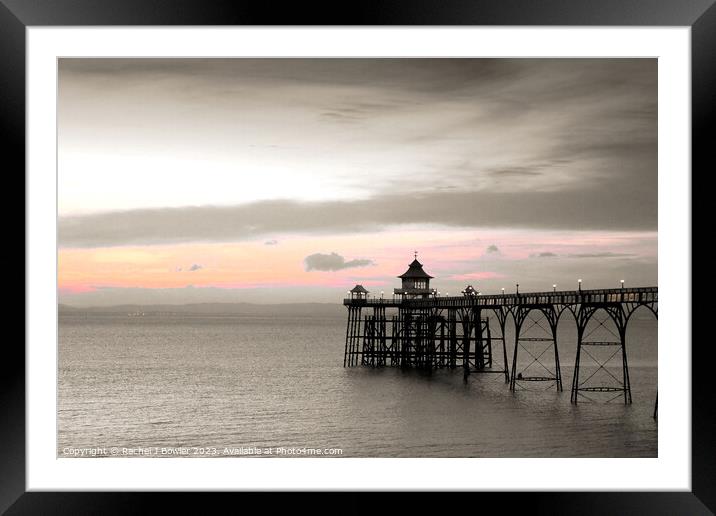 Clevedon Grey Framed Mounted Print by RJ Bowler