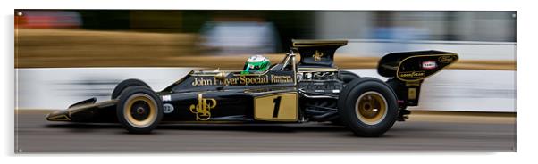 Emerson Fittipaldi and the Type 72 Acrylic by Julian Bowdidge