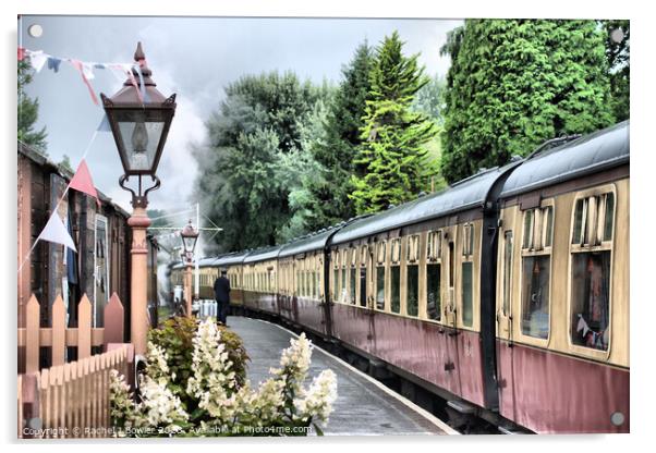 Summer at Severn Valley Railway Acrylic by RJ Bowler