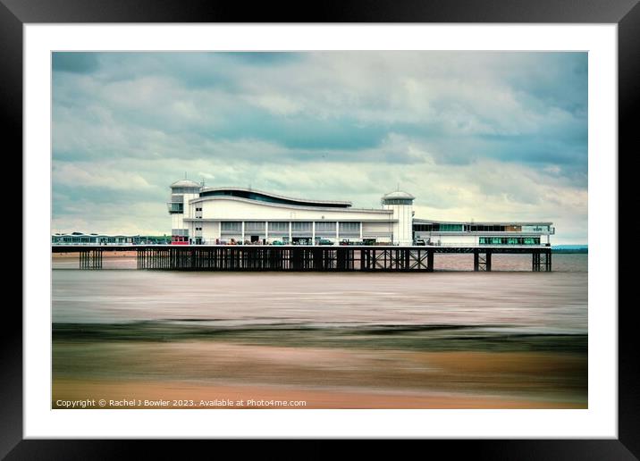Grand Pier at Weston super Mare Framed Mounted Print by RJ Bowler