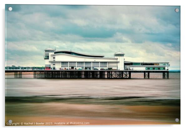 Grand Pier at Weston super Mare Acrylic by RJ Bowler
