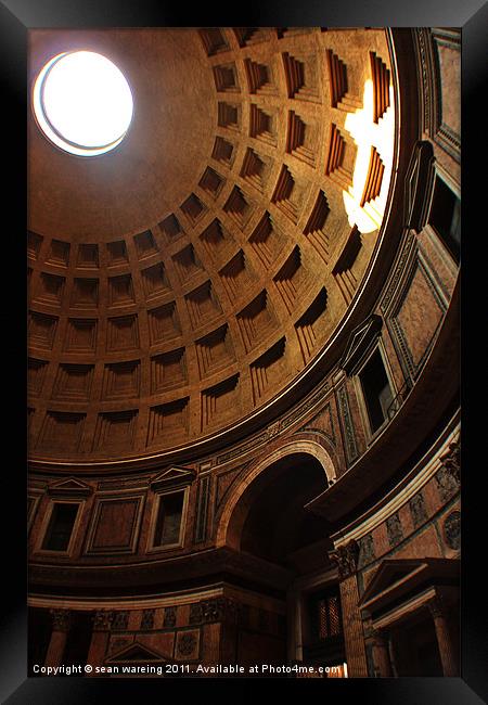 The Pantheon Framed Print by Sean Wareing