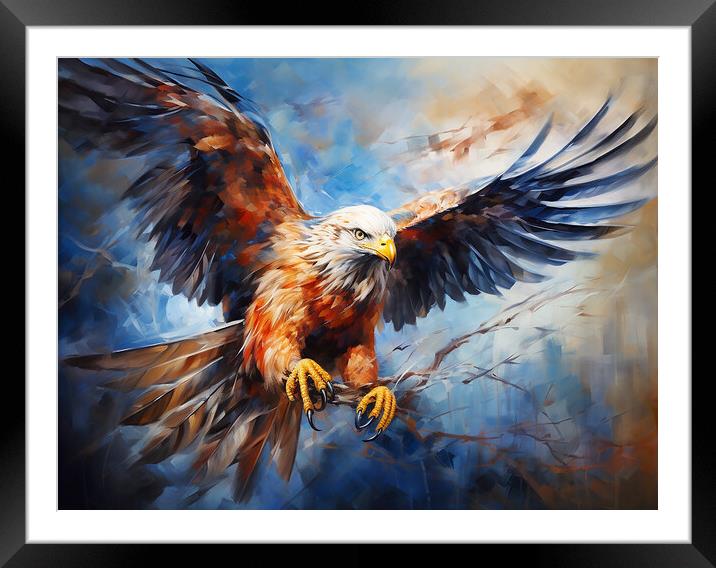 American Bald Eagle Framed Mounted Print by Steve Smith