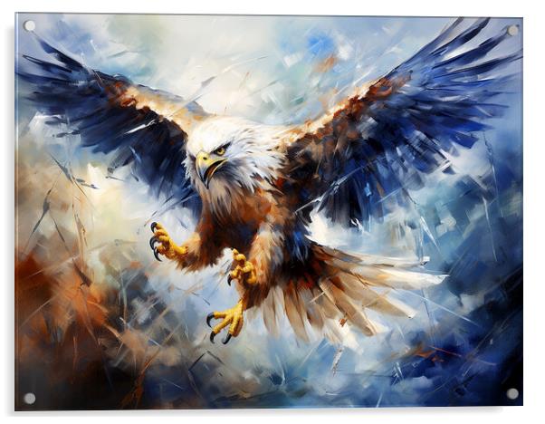 American Bald Eagle Acrylic by Steve Smith