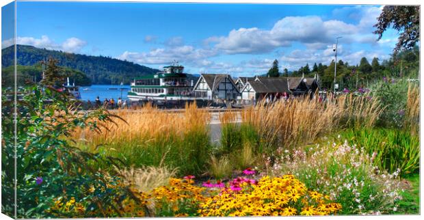 Bowness on Windermere  Canvas Print by Alison Chambers