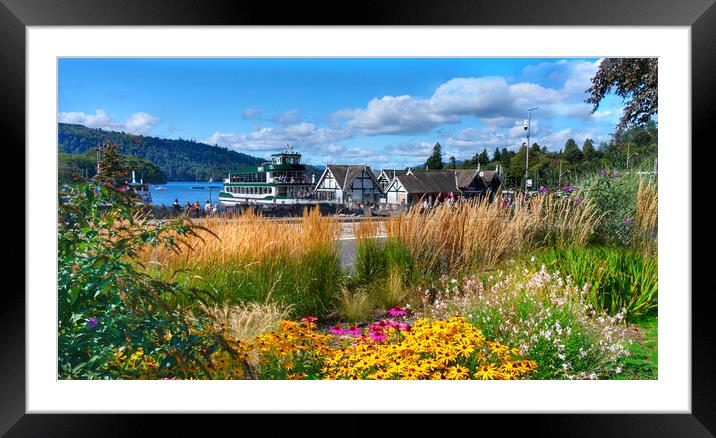 Bowness on Windermere  Framed Mounted Print by Alison Chambers