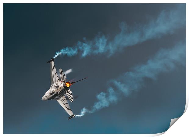 F16 Bank Print by Gareth Burge Photography