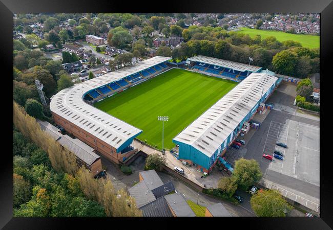 Gigg Lane Bury AFC Framed Print by Apollo Aerial Photography