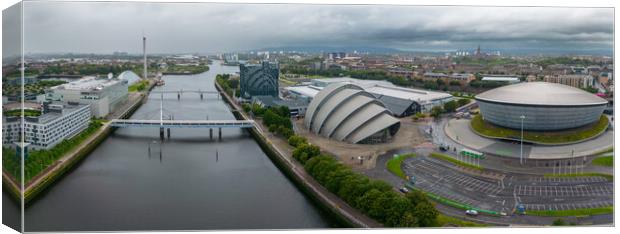 Glasgow View Canvas Print by Apollo Aerial Photography