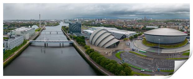 Glasgow View Print by Apollo Aerial Photography