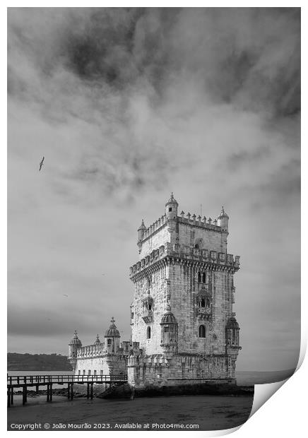Torre de Belém Print by João Mourão