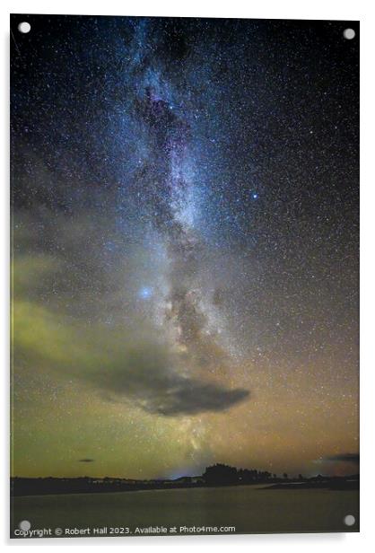 Milky Way Acrylic by Robert Hall
