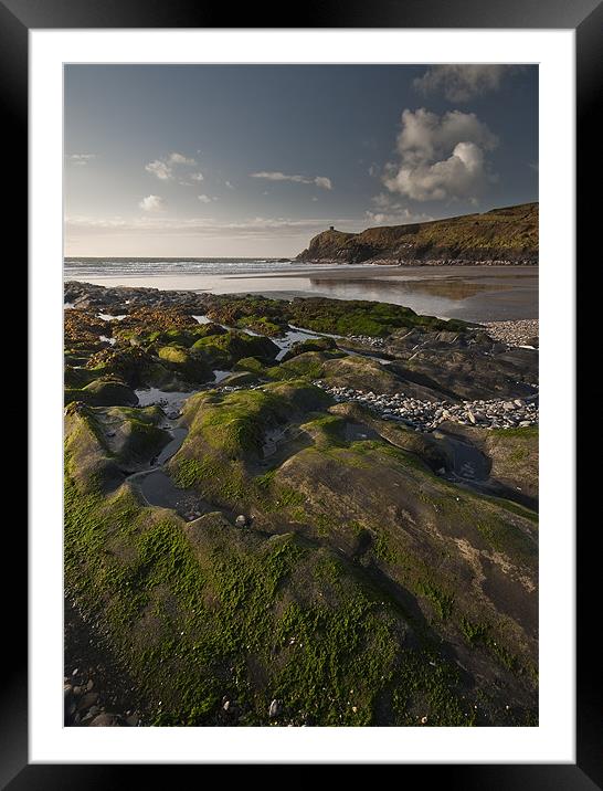 Seaweed, Abereiddy Framed Mounted Print by Creative Photography Wales