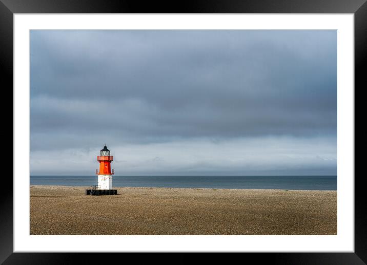 The Winkie Lighthouse, IoM Framed Mounted Print by Dave Hudspeth Landscape Photography