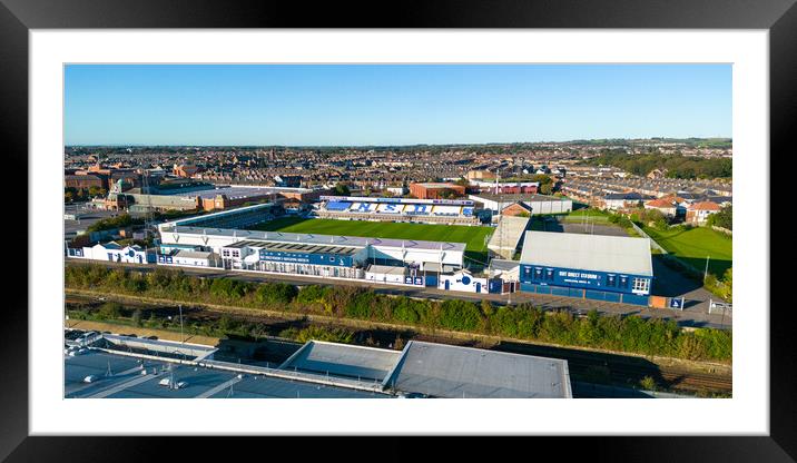 Victoria Park Stadium Framed Mounted Print by Apollo Aerial Photography