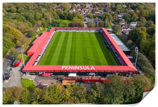Peninsula Stadium Salford  Print by Apollo Aerial Photography