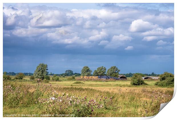 Farming on the Norfolk Broads   Print by Jim Key