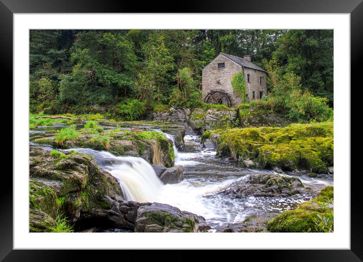 The Old Watermill Framed Mounted Print by David Tinsley