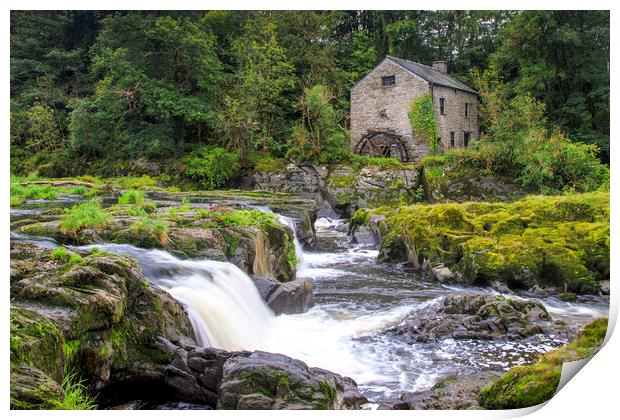 The Old Watermill Print by David Tinsley