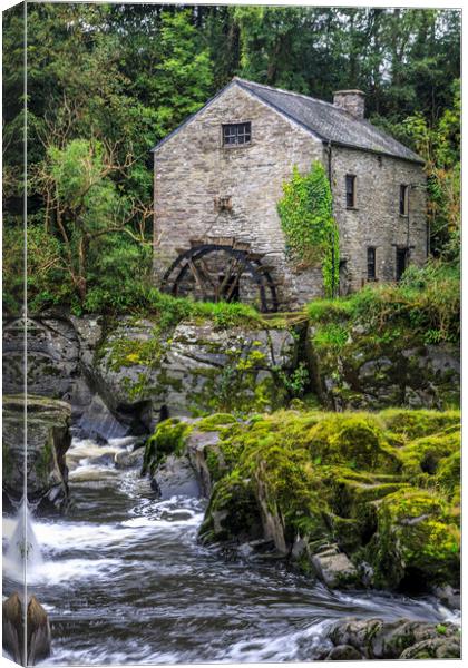 The Old Watermill Canvas Print by David Tinsley