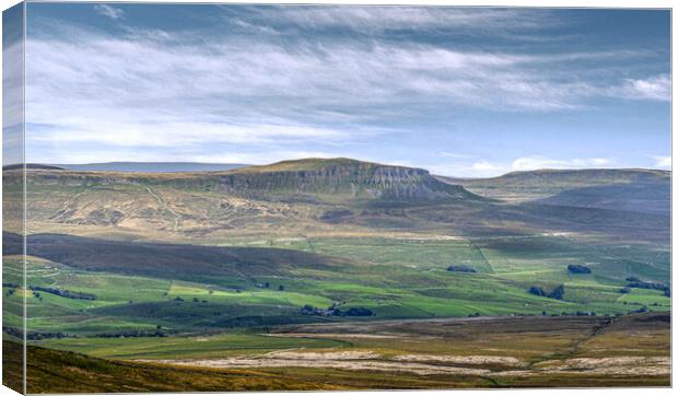  Penyghent a Yorkshire Dales Icon Canvas Print by Paul Grubb