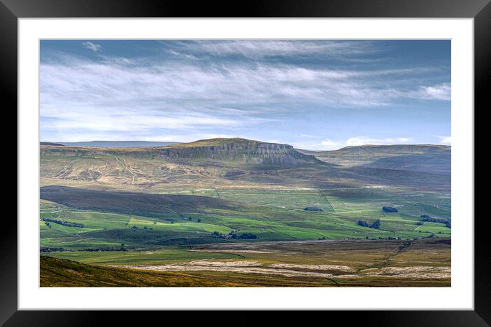  Penyghent a Yorkshire Dales Icon Framed Mounted Print by Paul Grubb
