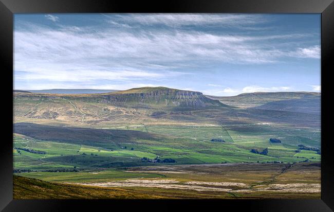  Penyghent a Yorkshire Dales Icon Framed Print by Paul Grubb