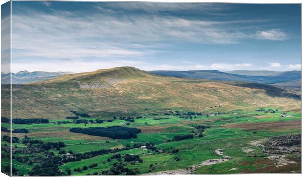 Whernside - Iconic Yorkshire 3 Peaks Landscape Canvas Print by Paul Grubb