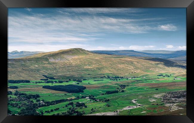 Whernside - Iconic Yorkshire 3 Peaks Landscape Framed Print by Paul Grubb