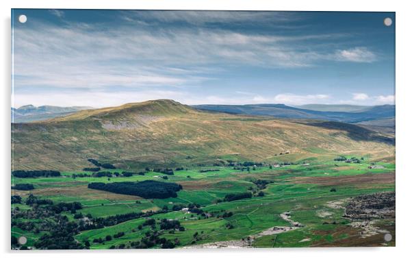 Whernside - Iconic Yorkshire 3 Peaks Landscape Acrylic by Paul Grubb