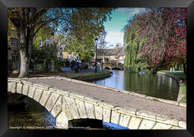 Venice of the Cotswolds Framed Print by Martin fenton