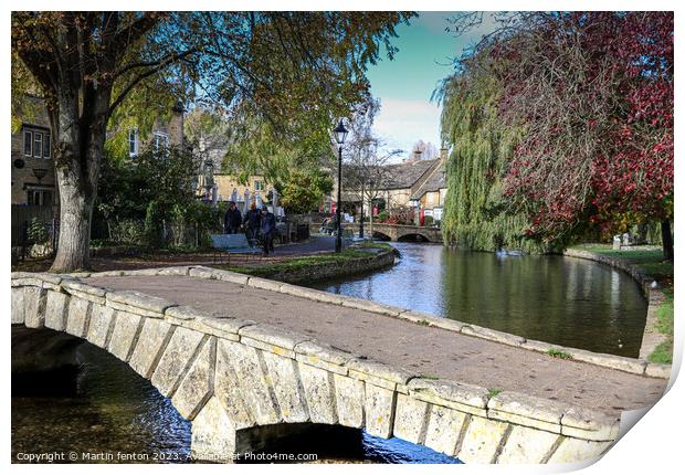 Venice of the Cotswolds Print by Martin fenton