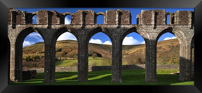 Llanthony Priory Framed Print by Creative Photography Wales