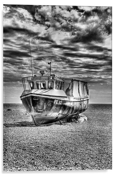 FE92 Dungeness Boat Acrylic by Chris Thaxter