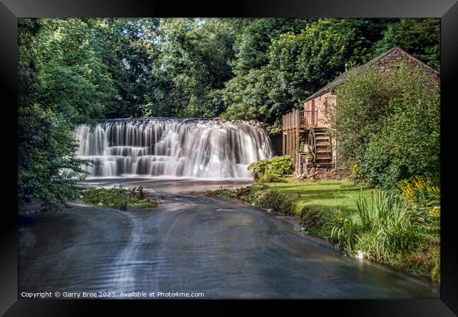 Rutter Falls, Cumbria Framed Print by Garry Bree