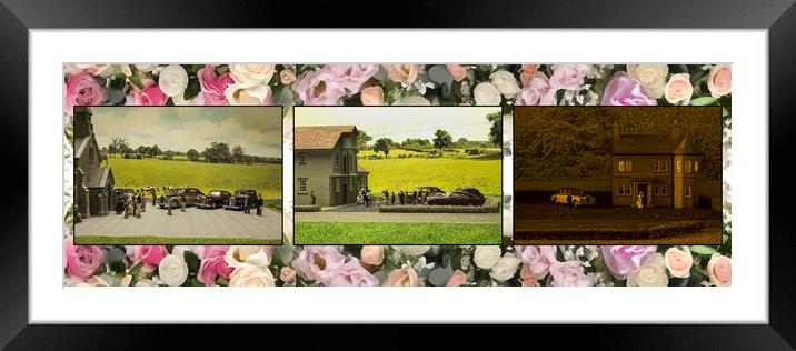 The Wedding Day Triptych Framed Mounted Print by Steve Purnell