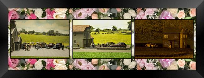 The Wedding Day Triptych Framed Print by Steve Purnell