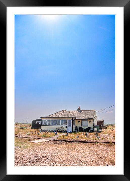 Dungeness  Framed Mounted Print by Simon Connellan