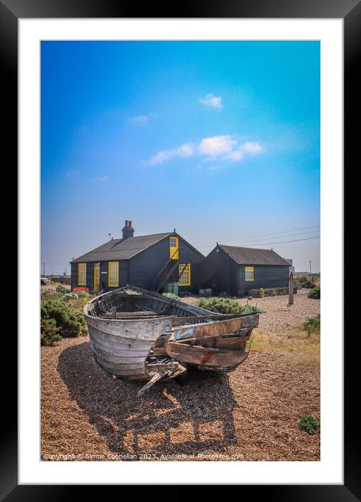 Dungeness Framed Mounted Print by Simon Connellan