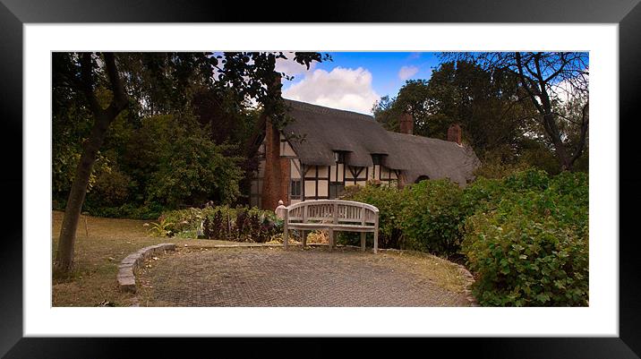 Anne Hathaway's Cottage Framed Mounted Print by Steven Stoddart