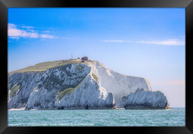 The Needles Framed Print by Simon Connellan
