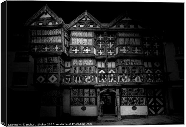 Feathers Hotel, Ludlow Canvas Print by Richard Stoker