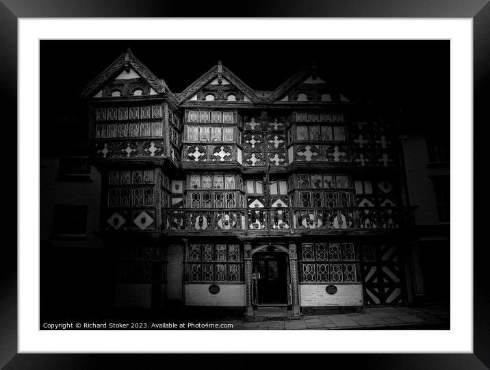 Feathers Hotel, Ludlow Framed Mounted Print by Richard Stoker