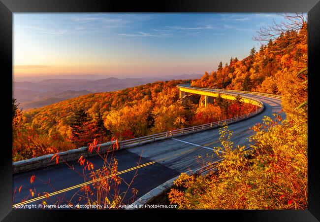 Autumn's Majesty on the Blue Ridge Parkway Framed Print by Pierre Leclerc Photography