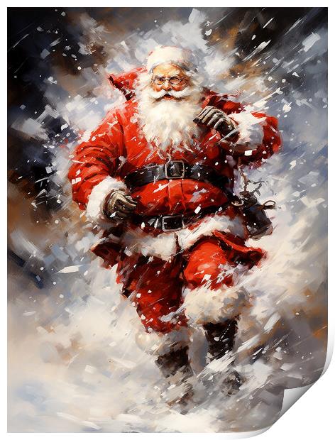 Santa Claus Print by Steve Smith