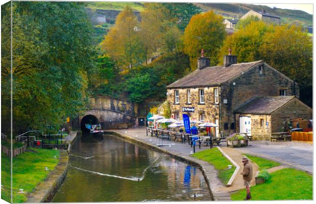 Marsden Tunnel End Canvas Print by Alison Chambers