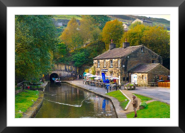 Marsden Tunnel End Framed Mounted Print by Alison Chambers