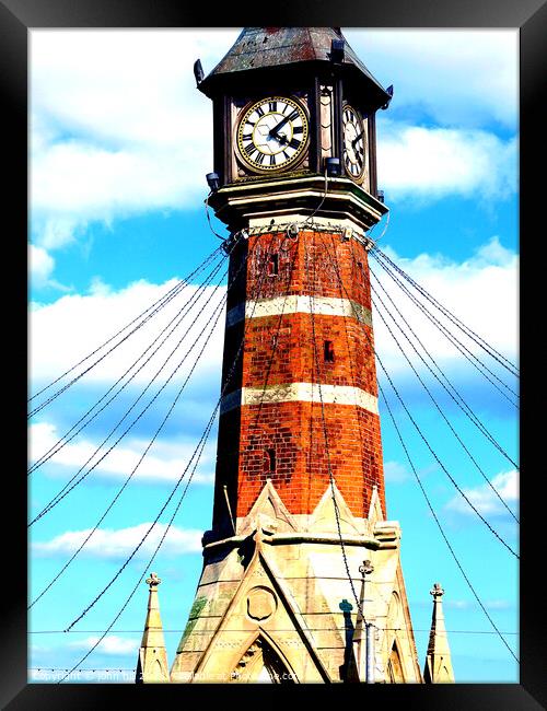 The Clock tower, Skegness, UK. Framed Print by john hill